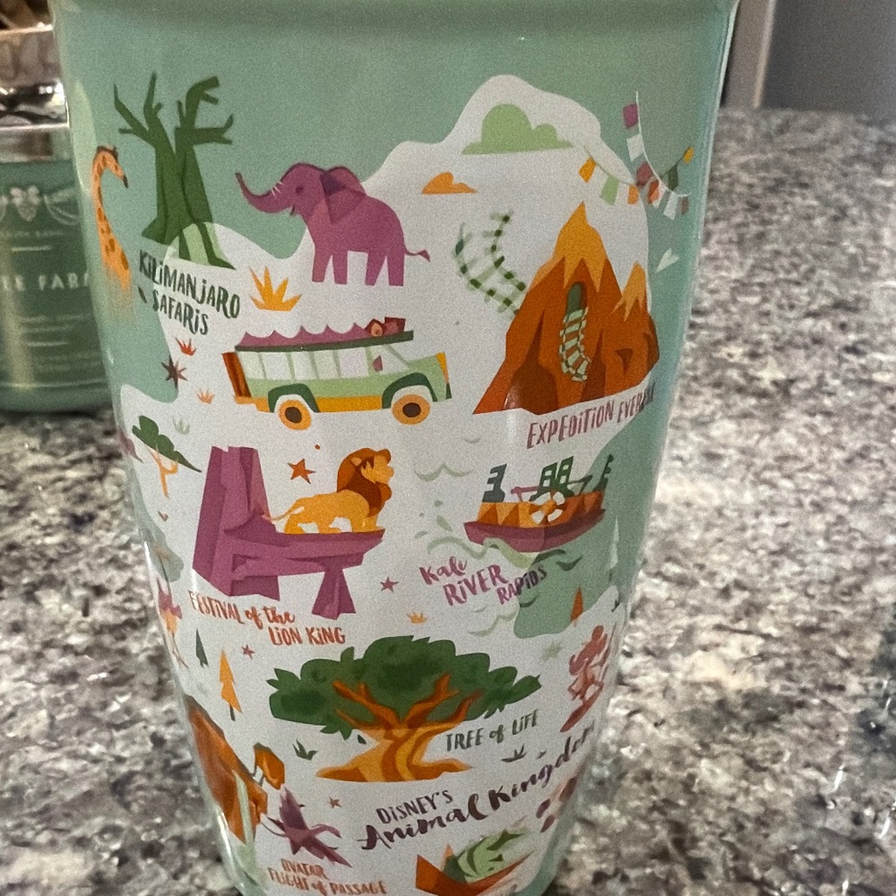 Ceramic Disney Starbucks tumbler- Animal Kingdom